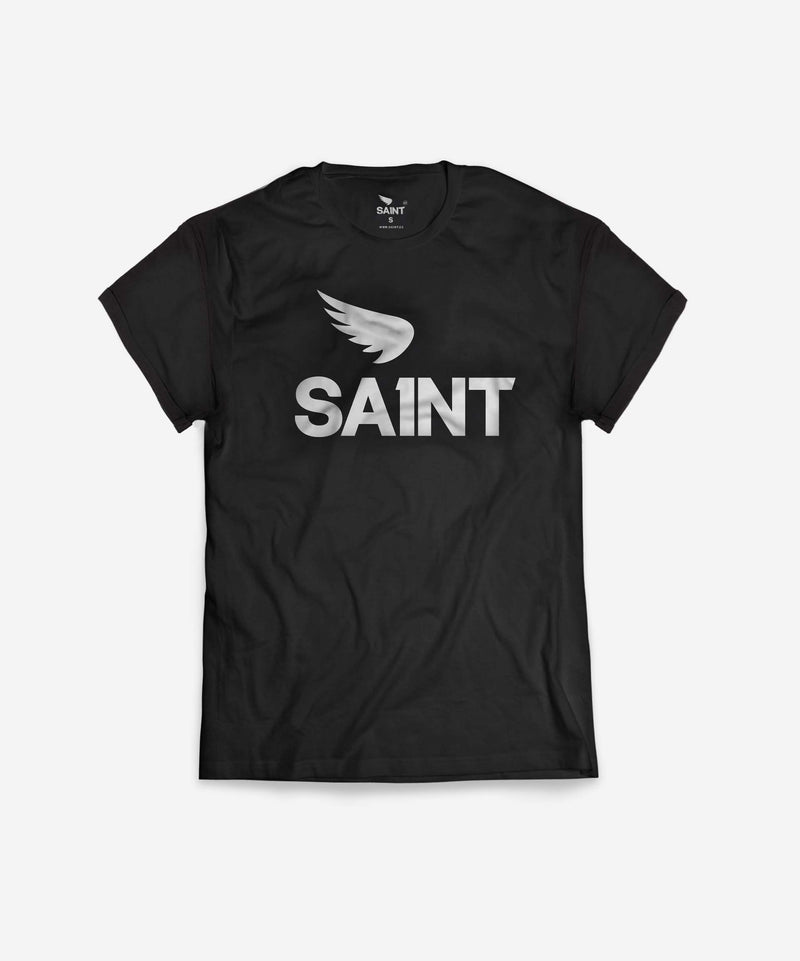 WOMEN'S SA1NT NO. 1 TEE - BLACK