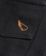 Unbreakable STRAIGHT Jeans (armour pocket) - Black