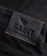 Unbreakable STRAIGHT Jeans (armour pocket) - Black