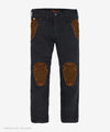 Unbreakable STRAIGHT Jeans (armour pocket) - Black