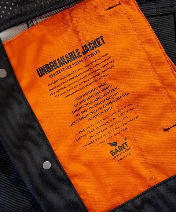 UNBREAKABLE JACKET (ARMOUR POCKETS) - BLACK