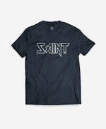 SA1NT ROCK'N'ROLL TEE - PETROL BLUE