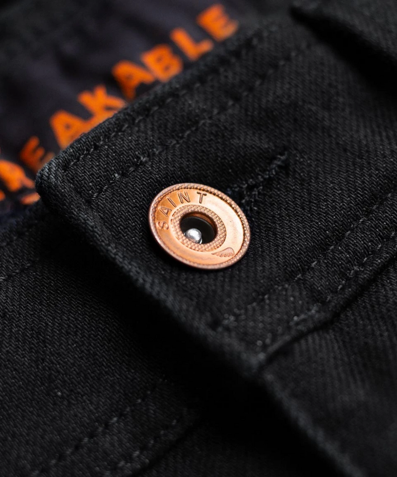 Unbreakable SLIM Jeans (armour pocket) - Black