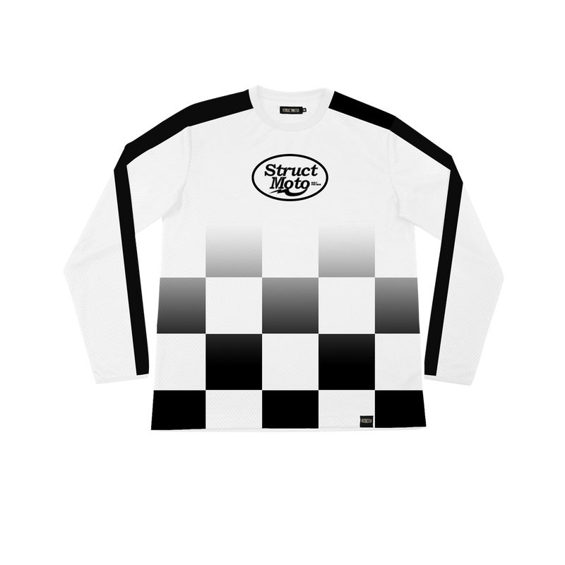 Workwear Checkered Heavy Duty Jersey - White