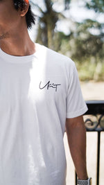 Ukit Script Logo White