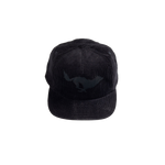 Alpha Wolf Cord Cap - Black