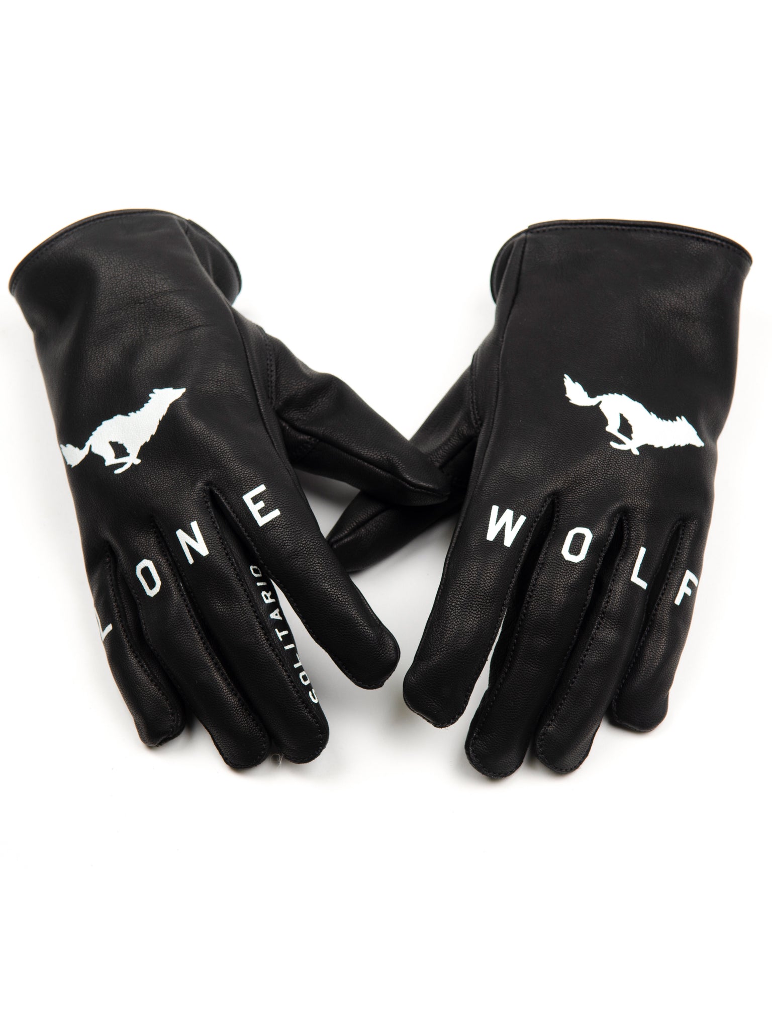 Wolf motorcycle gloves top
