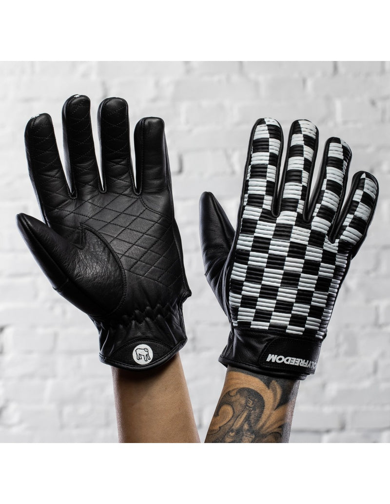 MOTORCYCLE GLOVE IN LEATHER - SIR COCK